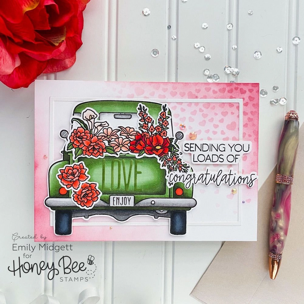 lightweight Pickup Lines - 6X6 Stamp Set