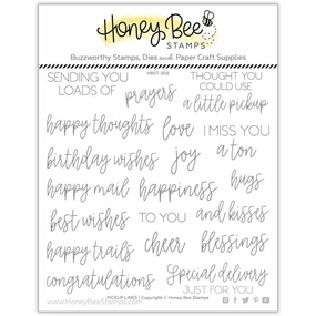 boxed Pickup Lines - 6X6 Stamp Set