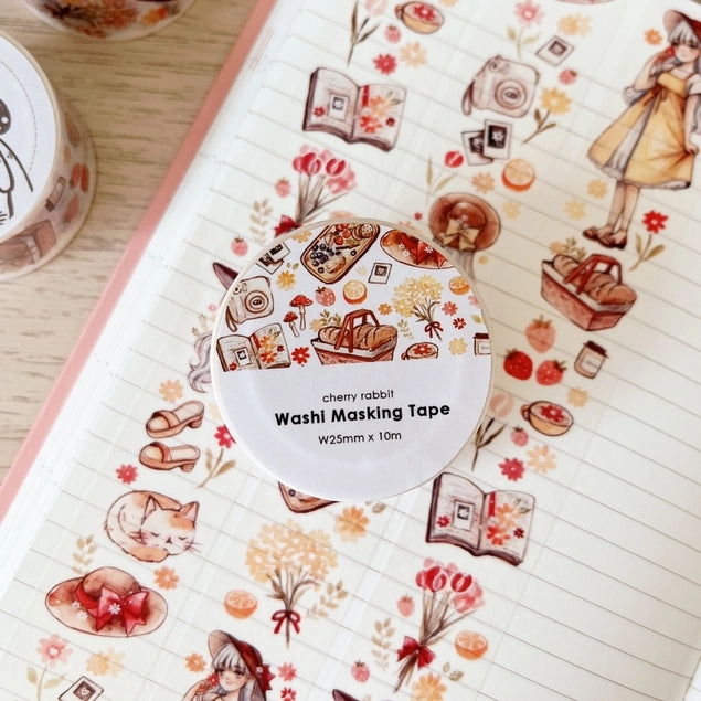 Picnic Washi Tape organic