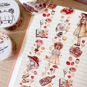 Picnic Washi Tape ceramic heatproof