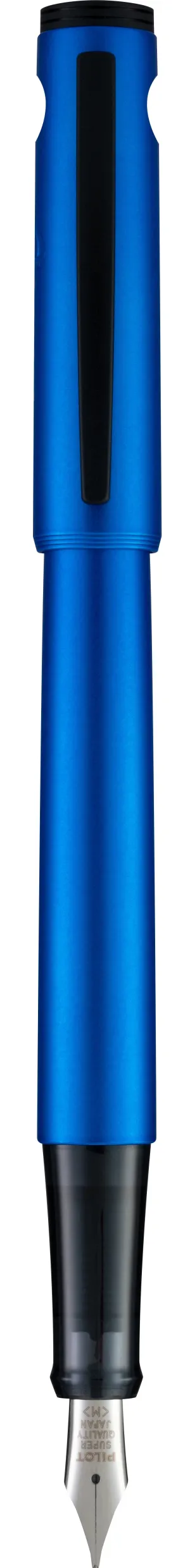 wooden Pilot Explorer Blue Fountain Pen