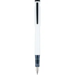 Pilot Explorer White Fountain Pen vivid metal