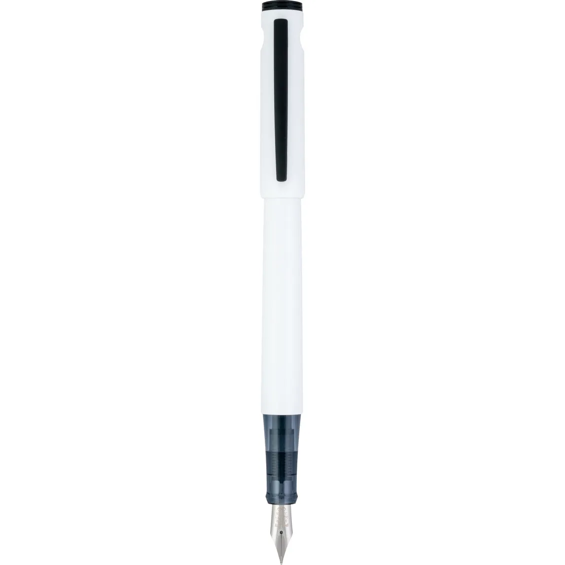 Pilot Explorer White Fountain Pen vivid metal