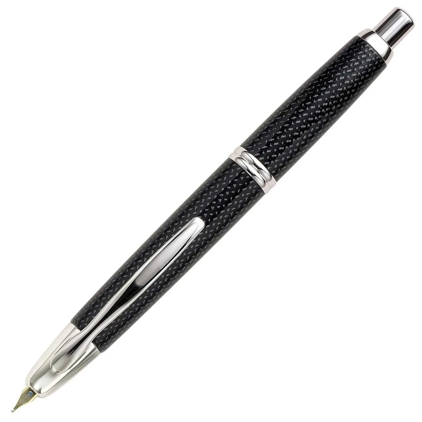 neutral Pilot Vanishing Point Black Carbonesque Fountain Pen