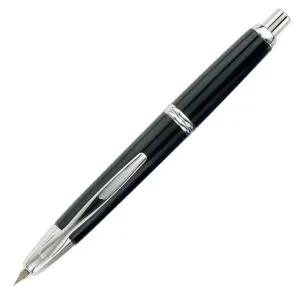 Pilot Vanishing Point Black/Rhodium Fountain Pen rubber everyday