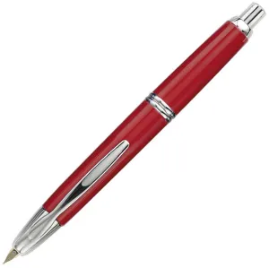 Pilot Vanishing Point Red/Rhodium Fountain Pen trendy