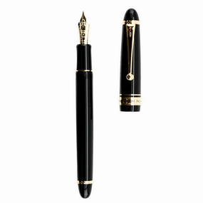 trendy Pilot Custom 743 Black Fountain Pen