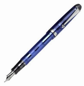 Pilot Custom 74 Blue Fountain Pen round wrapped