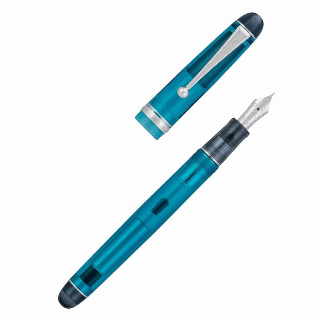 Pilot Custom 74 Teal Fountain Pen single sealed