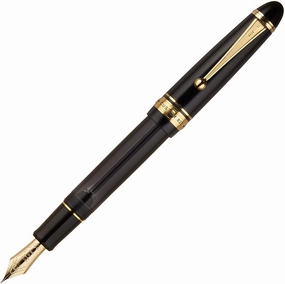 Pilot Custom 823 Black Smoke Fountain Pen glass resilient