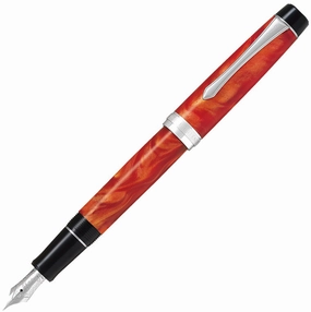 bold exclusive Pilot Custom Se Marble Orange Fountain Pen