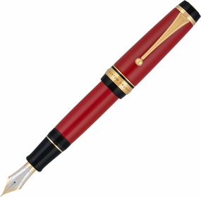 recycled minimalist Pilot Custom Urushi Vermillion Fountain Pen
