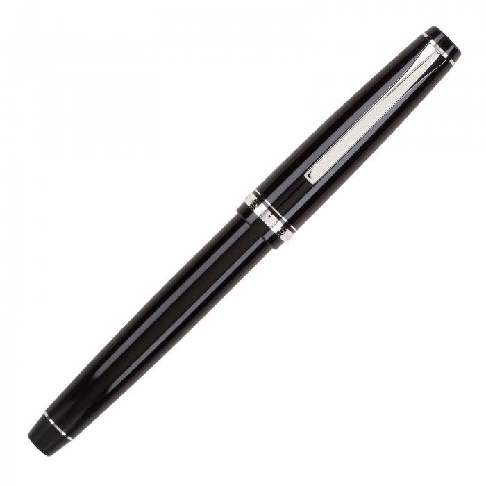 Pilot Falcon Black/Rhodium Fountain Pen economical
