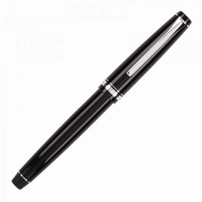 Pilot Falcon Black/Rhodium Fountain Pen economical