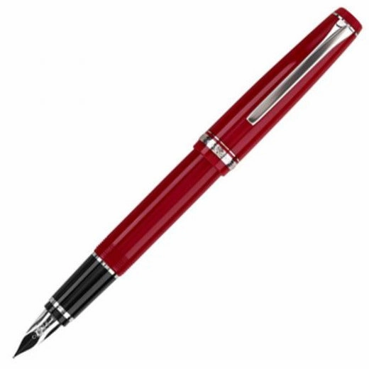 square classic Pilot Falcon Red Fountain Pen