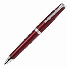 solid maxi Pilot Metal Falcon Burgundy Ballpoint Pen