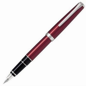 lasting cool Pilot Metal Falcon Burgundy Fountain Pen