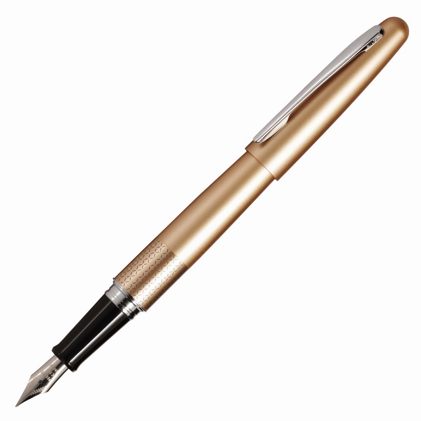 Pilot Metropolitan Gold Zig Zag Fountain Pen glossy bold
