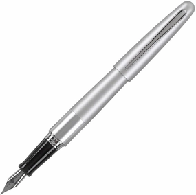 eco Pilot Metropolitan Silver Fountain Pen