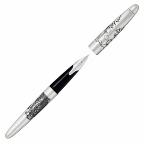 Pilot Sterling Jaguar Fountain Pen superior shiny