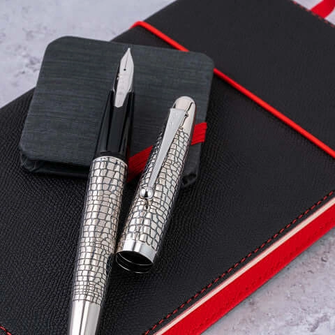 Pilot Sterling Silvern Ishidatami Fountain Pen basic