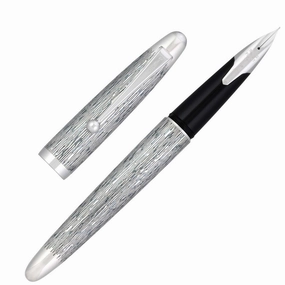 Pilot Sterling Silvern Tsumugi Fountain Pen pack finest