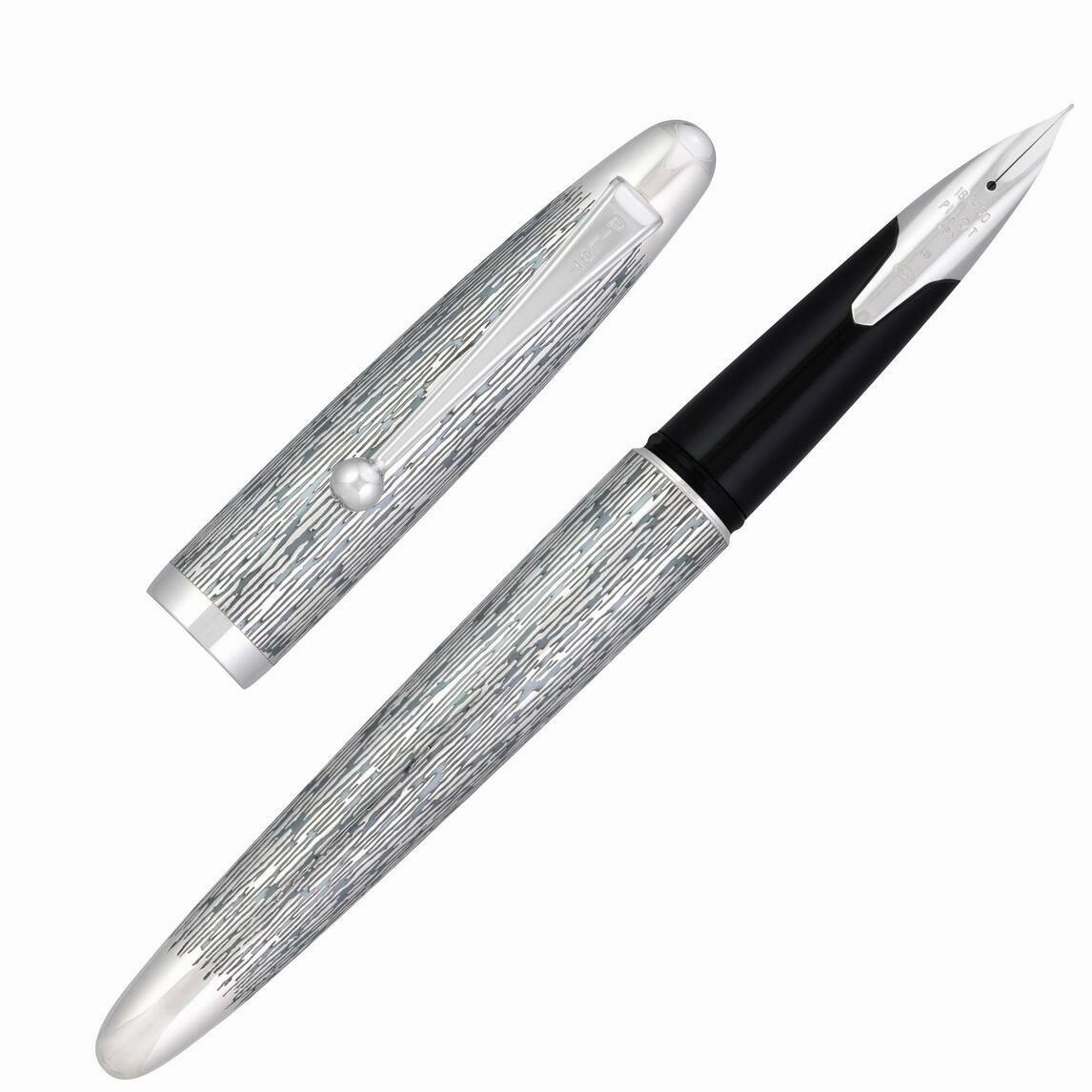 Pilot Sterling Silvern Tsumugi Fountain Pen pack finest