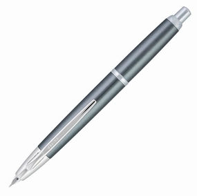 Pilot Vanishing Point Decimo Dark Grey Fountain Pen ceramic