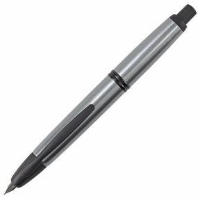 muted Pilot Vanishing Point Gun Metal Matte Black Fountain Pen
