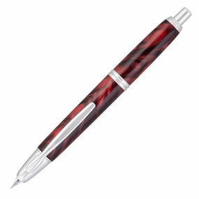neutral giant Pilot Vanishing Point Se Marble Red Fountain Pen