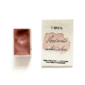 durable Pink Garnet (Mineral) - Artist Grade Handmade Honey Based Watercolor Paint Full Pan 3.2Ml