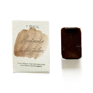 affordable biodegradable Pink Ochre - Artist Grade Handmade Honey Based Watercolor Paint Full Pan 3.2Ml
