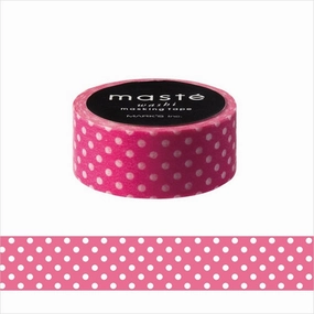 Pink Dot Washi Tape Mast neutral