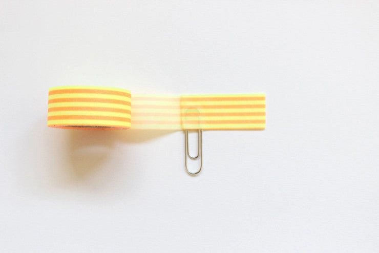 springloaded Pink Stripe Japanese Washi Tape ? Basic Mast Masking Tape