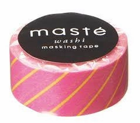 Pink Stripe Japanese Washi Tape ? Basic Mast Masking Tape musthave magnetic