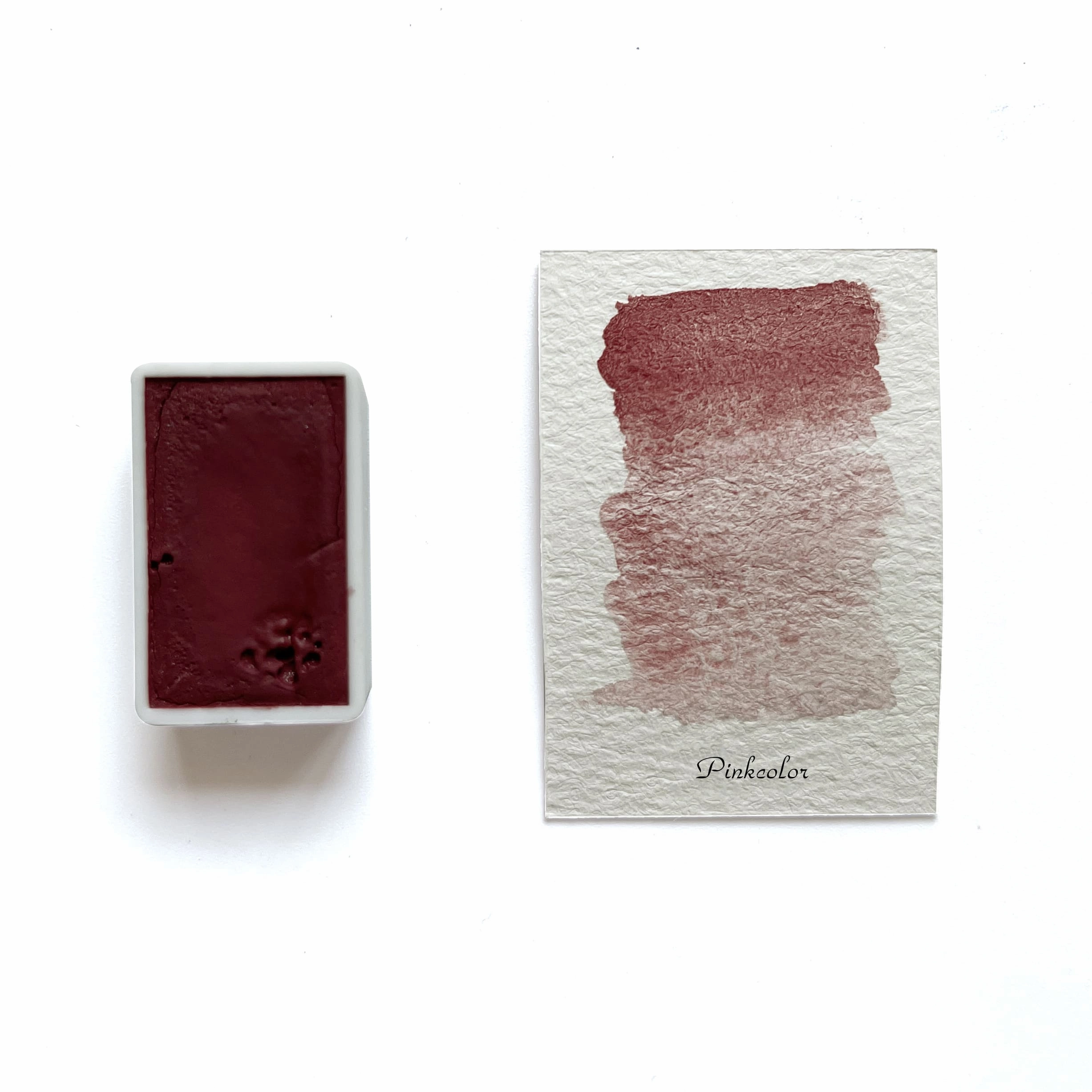 Pinkcolor,Potter'S Pink Pr233 - Artist Grade Handmade Honey Based Watercolor Paint Full Pan 3.2Ml classic small