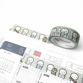 Planning Time 2.0 Washi Tape Thecoffeemonsterzco flat