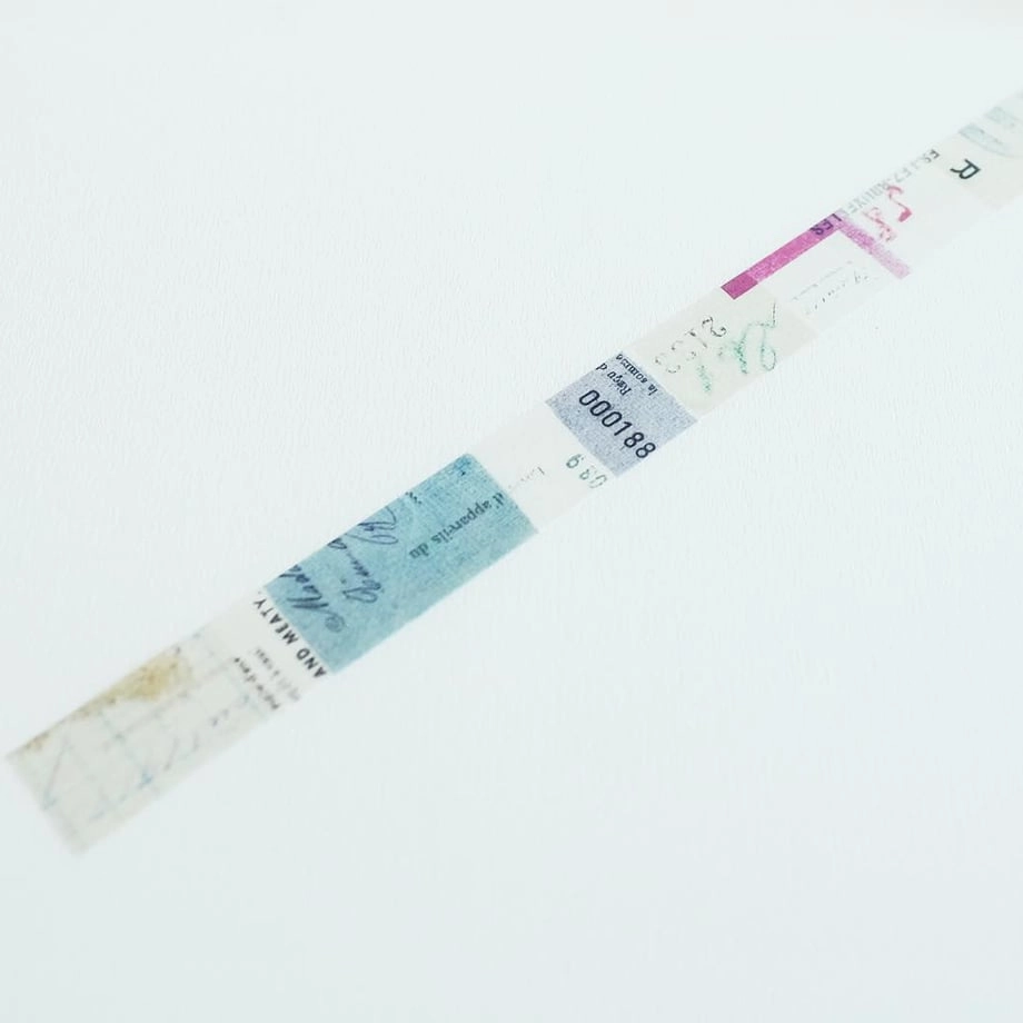 Accent Washi Tape wrapped square