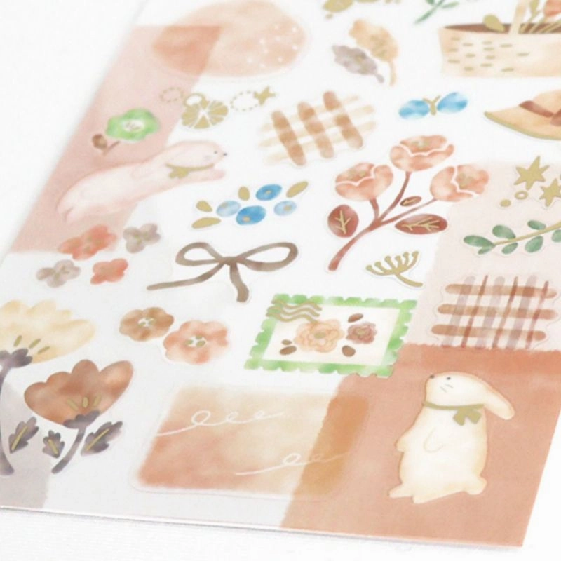 locking Dewdrop Sticker Sheet - Beige