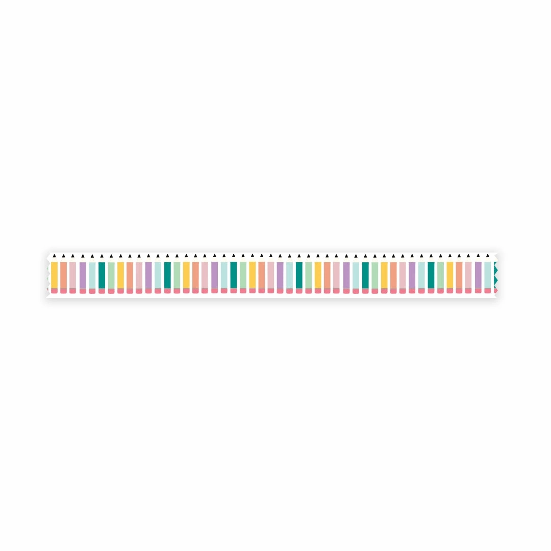steel Mini Colorful Pencils Washi Tape