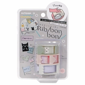 durable boxed Ribbon Bon Tape Cutters (Set Of 3)