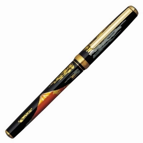 vegan narrow Platinum Classic Maki-E Mt. Fuji Fountain Pen