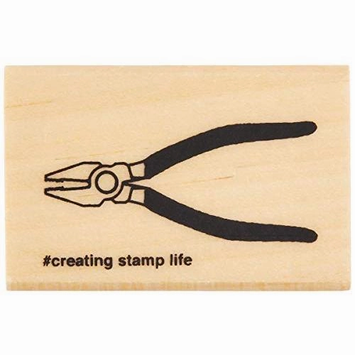 flat wholesale Pliers Rubber Stamp