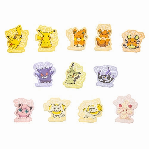 Pokemon Flake Stickers Type A exclusive