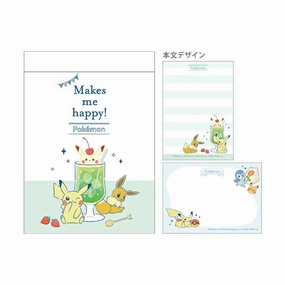 Pokemon Snacks & Tea Memo Pad superior compact
