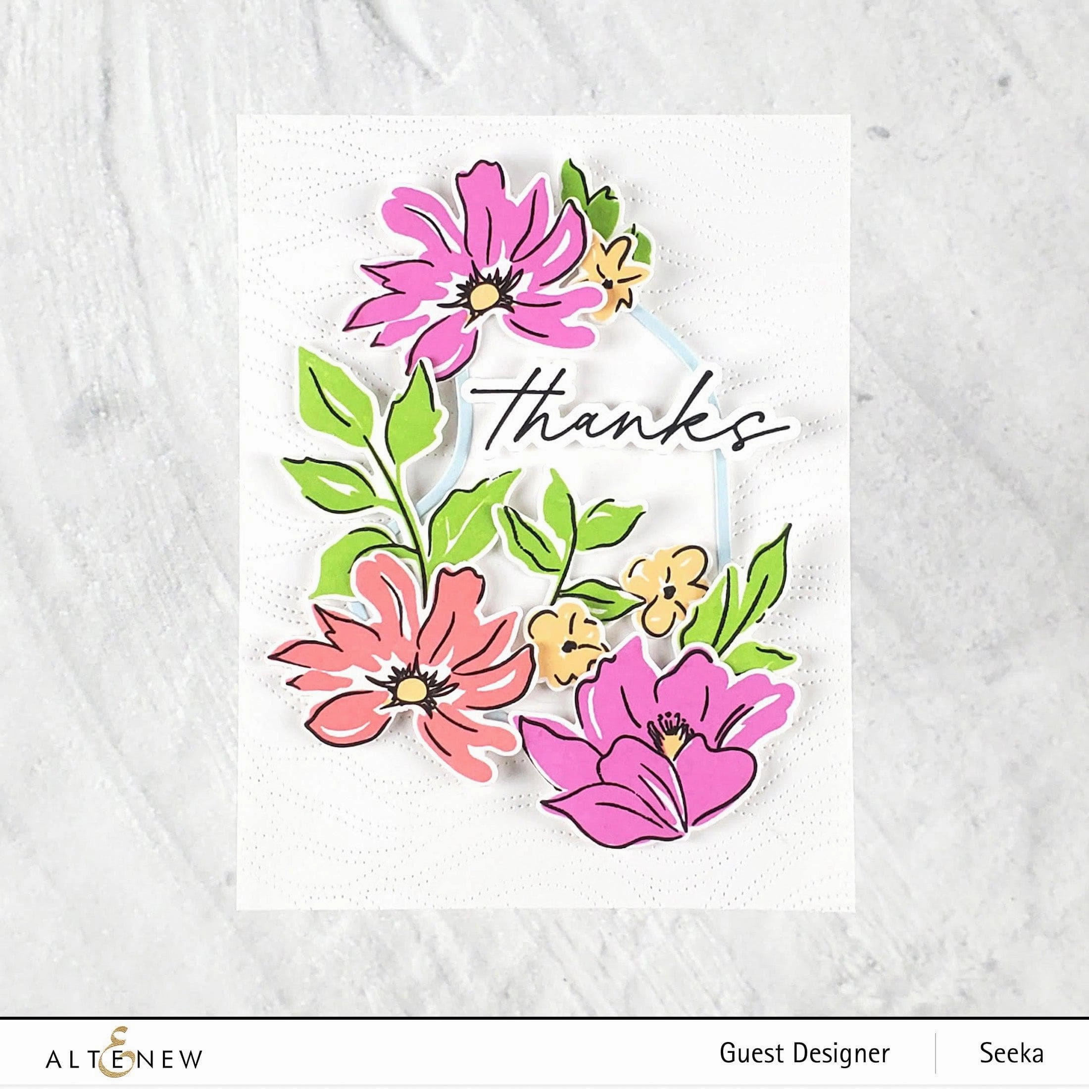 latest economical Pond Flowers Die Set