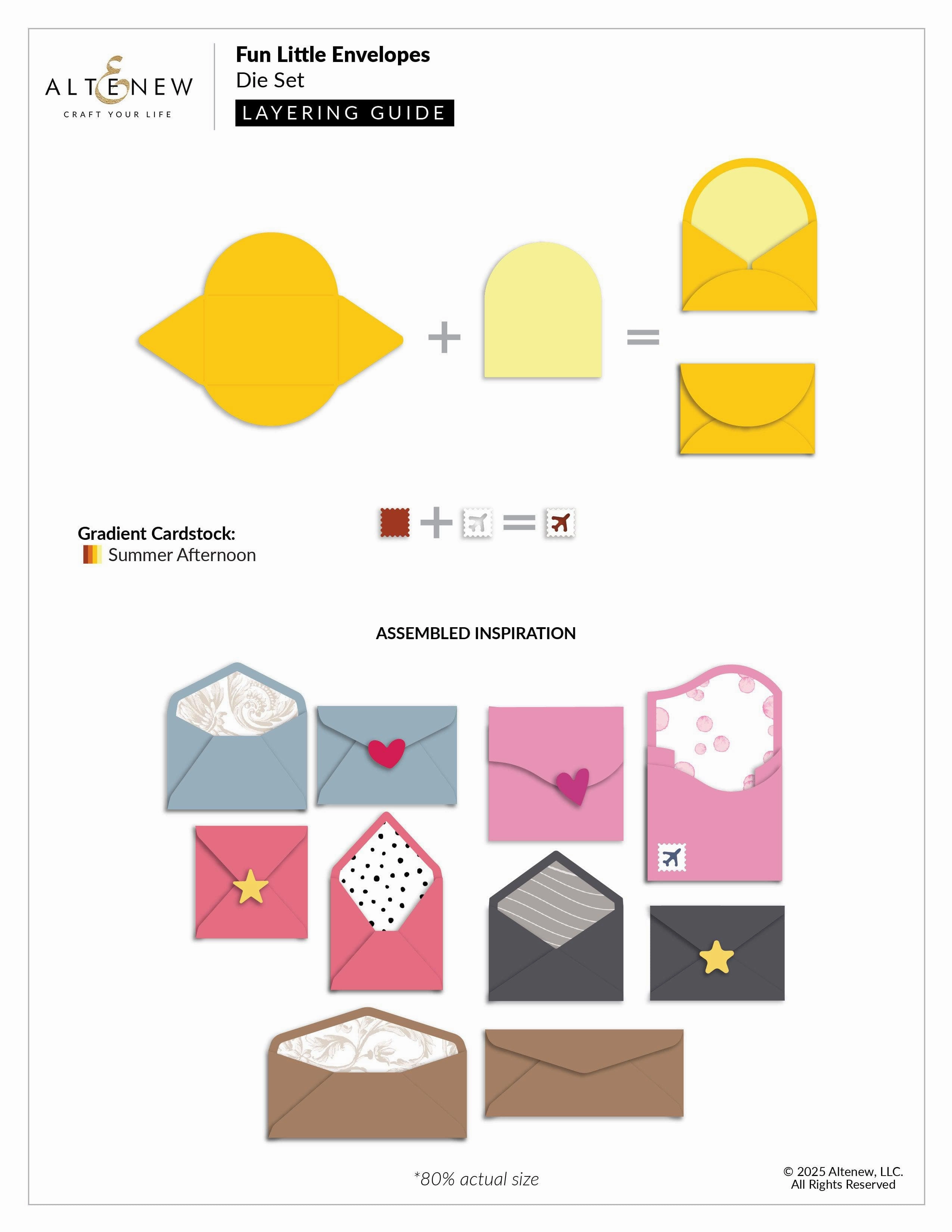 Fun Little Envelopes Die Set sealed giant