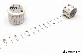 plastic Mt Ex Washi Tape - Safety Pin