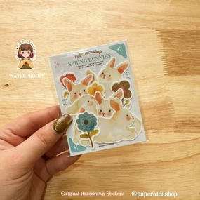 strong Paperaicashop Spring Bunnies Sticker Pack