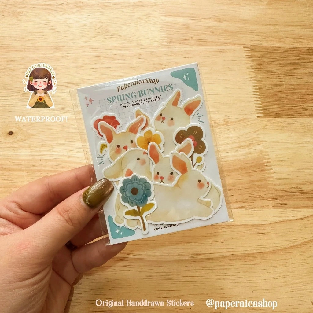 strong Paperaicashop Spring Bunnies Sticker Pack